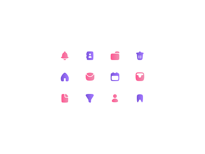 User interface icon set