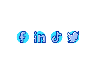 Social Media Icon app branding design flat graphic design icon illustration logo minimal social media ui vector web website
