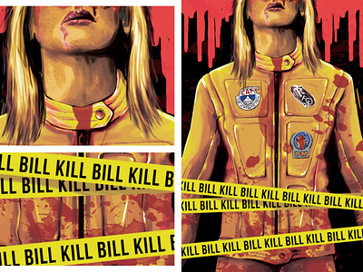 Kill Bill Poster Art art design digital art illustration kill bill painting photoshop poster tarantino