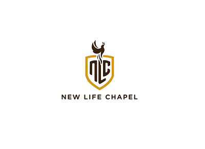 New Life Chapel branding christian church design graphic design holy spirit logo typography