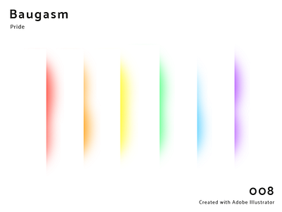 Baugasm Poster 008 abstract baugasm gradient poster pride 2019