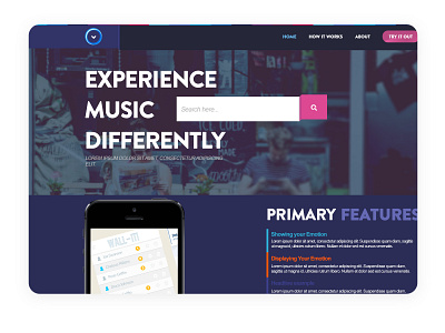 E-Musion Mock Music Expression Interface branding design graphic design interface ui uiux ux