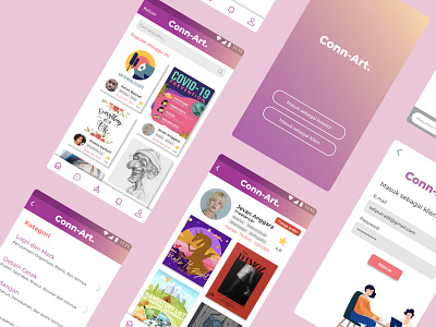 Conn-Art app design app platform ui