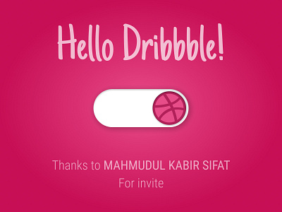 Thanks for invite! design dribbble hello dribbble invite thank you thanks
