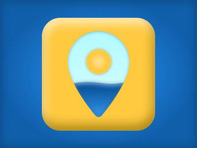 Travel agency app icon