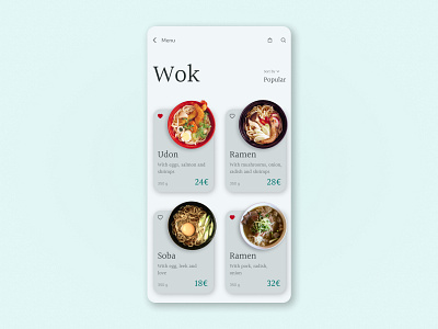 Food menu app application daily dailyui delivery design food menu mobile restaurant ui ux