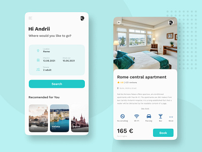 Hotel Booking 067 67 apartment book booking daily dailyui design flight hostel hotel mobile online rent travel trip ui ux vocation