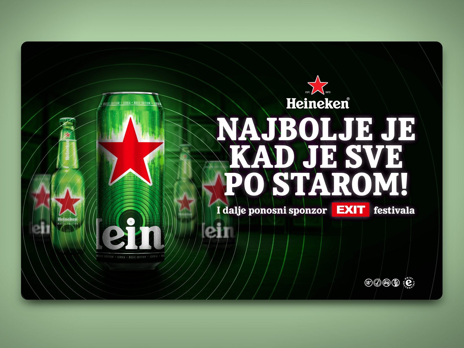 Heineken Music Campaign Visual By Dušan Lazarević On Dribbble