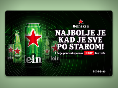 Heineken Music Campaign visual beer can festival heineken music photoshop
