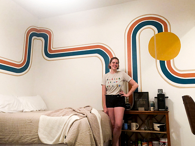 Desert Stripes Mural