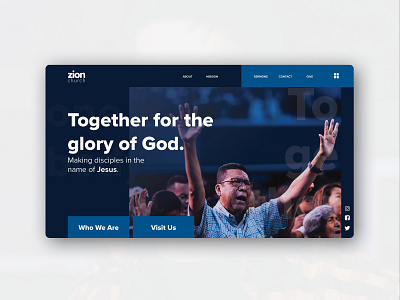 Zion Church Website Design