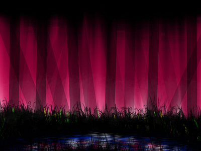 Pink Pond art conceptart design illustration landscape