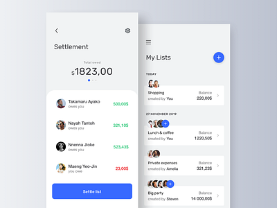 Split expenses app