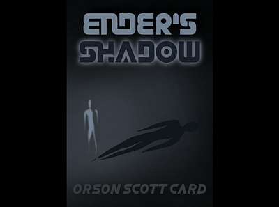 Ender's Shadow Cover affinity designer affinity photo book cover redesign sci fi weeklywarmup
