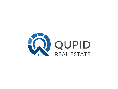 Q latter + Real Estate Logo