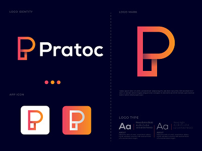 Pratoc (P) logo | P Modern letter logo design a b c d e f g h i j k l m n app icons brand brand design brand identity design branding agency branding logos business logo corporate design logo logo designer logos logotype o p q r s t u v w x y z p p for sale p letter p logo yellow logo