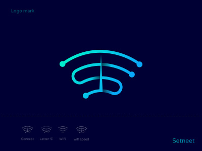 Setneet Logo Exploration, Wifi+S+Wifi Speed, Technology logo 3d logo best logo designer branding branding agency gradient identity internet letter s logo minimalist logo modern logo modern logos outline s signal speed technology technology logo wifi wireless