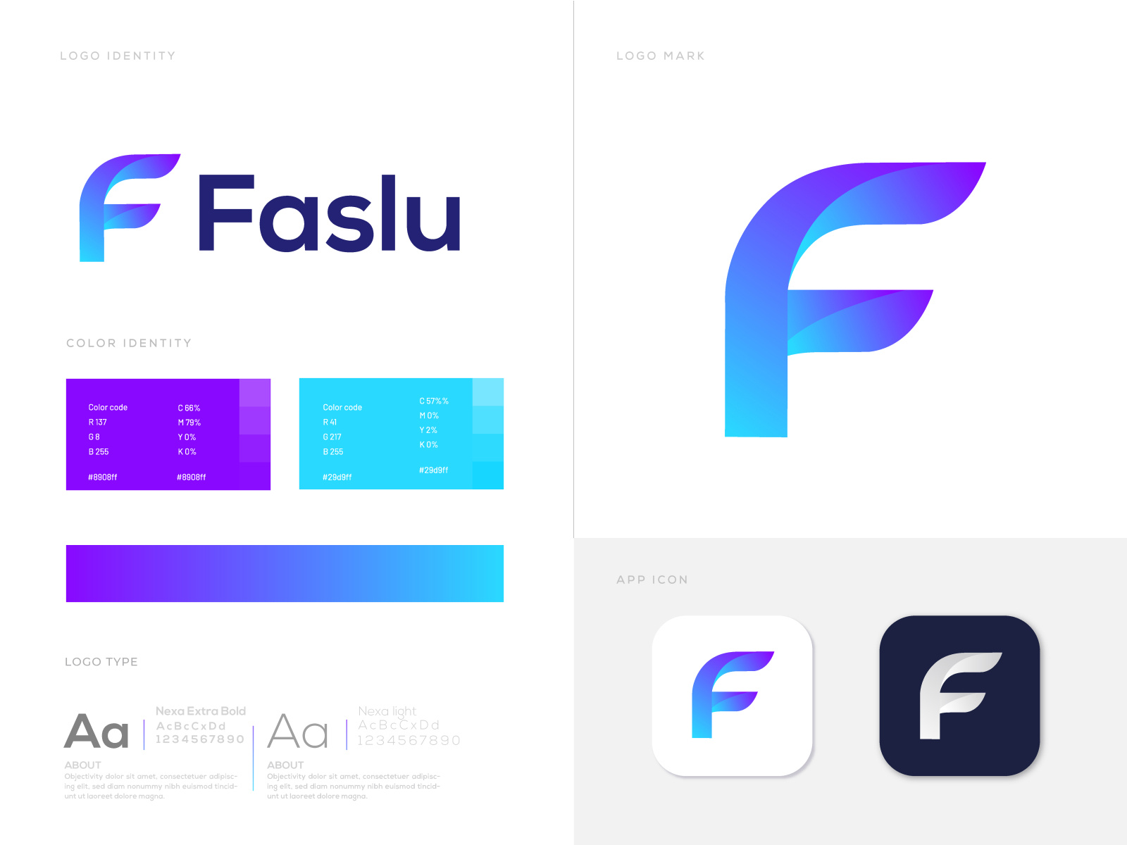 F Letter Modern Logo | Identity Design | Letter F Minimal Logo by Logo