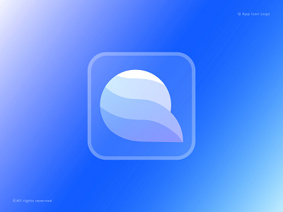 App Icon logo / Application logo design / modern icon logodesign abstract creative logo android app apple application appstore branding colorfull logo design gradient logo icon identity illustartion ios iphone letter q mark logo modern logo playstore sktech