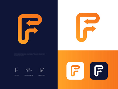 F for forex trading - logo design | stock exchange - crypto logo bitcoin brand branding business corporate crypto cryptocurrency design f forex trade finance fintech forex investment invest logo design modern money exchange business startup stock market stocks trading trading platform