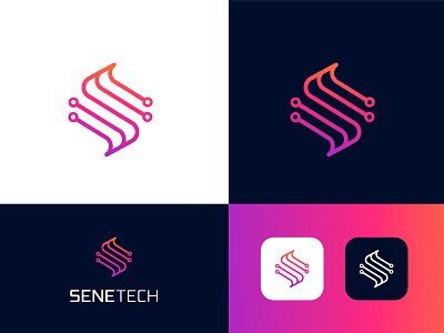 SeneTech logo concept | Technology logo | S modern logo app branding commerce connect ecommerce fintech crypto internet computer it logo design marketing agency n o p q r s t u v w x y z s letter logo s modern logo senetech logo concept software startup logo tech tech company technology logo visual identity design