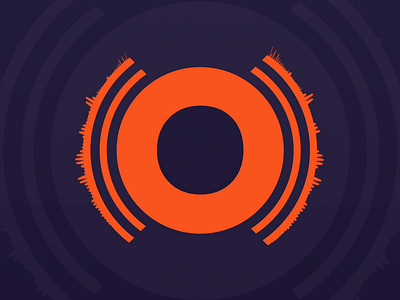 Supersonic Podcast animiation audio flat logo logo animation logodesign podcast