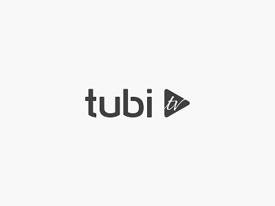 TubiTV Logo branding entertainment logo logo design tv