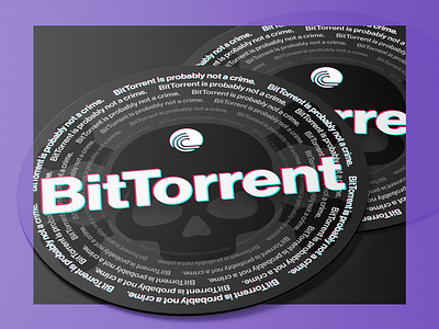 BitTorrent Coasters bittorrent coaster funny logo torrent