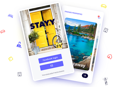 STAYY Teaser app rentals app stayy ui vacation property