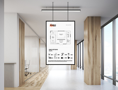 Mapa Estudio Mockup arquitecture icons illustrator mockup