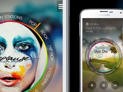 Milk Music android circle free radio milk music music radio samsung ui ux