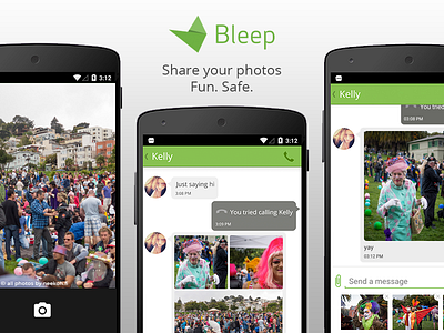 Photos now available on Bleep app bittorrent bleep chat chat app no cloud required peer to peer photos receive photos safe secure send photos