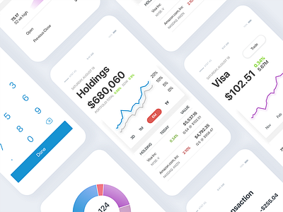 Portfolio Investment android finance iconography ios mobile design portfolio investments product design ux