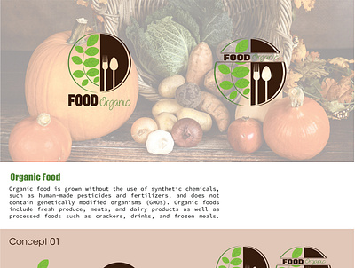 oranic food animation app branding design flat illustration web
