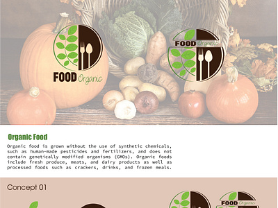 oranic food animation app branding design flat illustration web