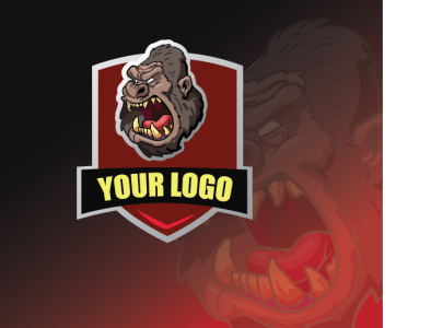 Animal mascot logo design1