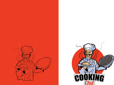 vintage cooking logo vector