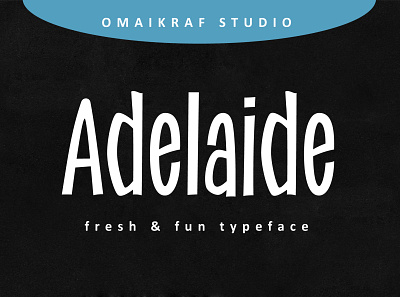 Adelaide Fonts anagram branding design flat icon illustration logo logo design vector