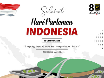 Hari Parlemen Indonesia design graphicdesign infographic typography vector
