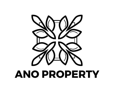 ANO PROPERTY branding design flat graphicdesign illustration logo vector