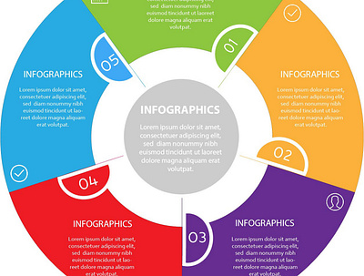 Infographics branding design illustration logo