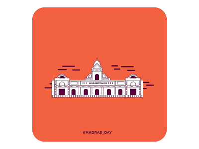 Higginbothams 📚 | Madras day event poster design illustration madras vector