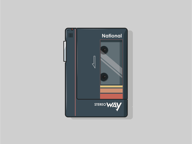 Walkman by Aissam Graphics on Dribbble