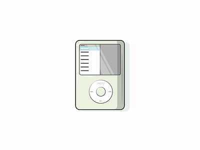 iPod design flat graphic ipod mp3 music song