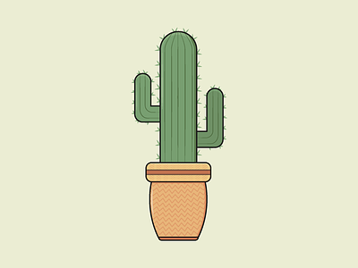 CACTUS II adobe art cactus design designinspiration flat graphic graphicdesign illustration illustrator inspiration logo