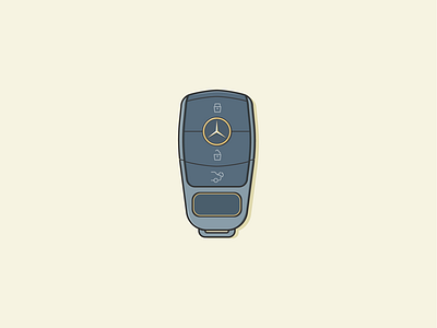Mercedes Benz art benz car design graphic illustration illustrator key mercedes