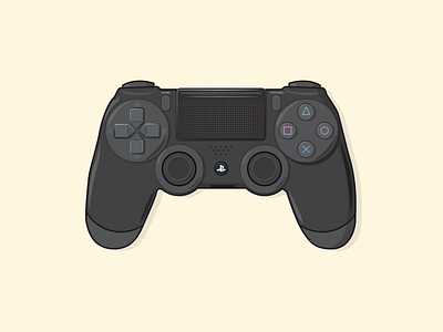 Ps4 controller art controller design designer flat graphicdesign illustration illustrator ps4