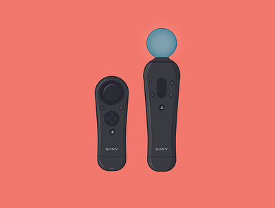 PLAYSTATION MOVE 3d animation art console design flat graphic graphic design graphicdesign illustration illustrator move playstation ps3