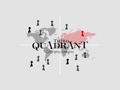 Third Quadrant. Changing scenario. brand design brand identity brand identity design branding illustration logo logotype