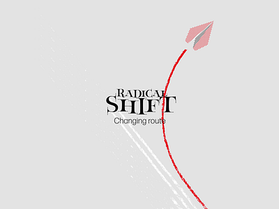 Radical Shift. Changing route. brand design brand identity brand identity design branding illustration logo logotype